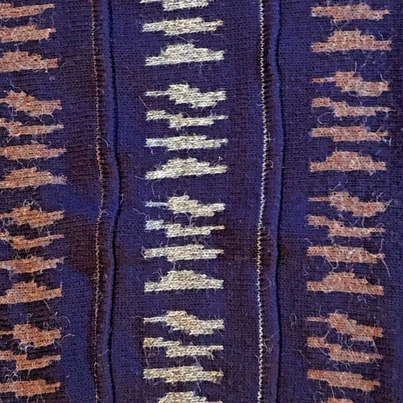 K. Cosa 3D Textured Knit Crewneck Sweater Mens Size L  VTG 90s Mod Pullover - Picture 12 of 13